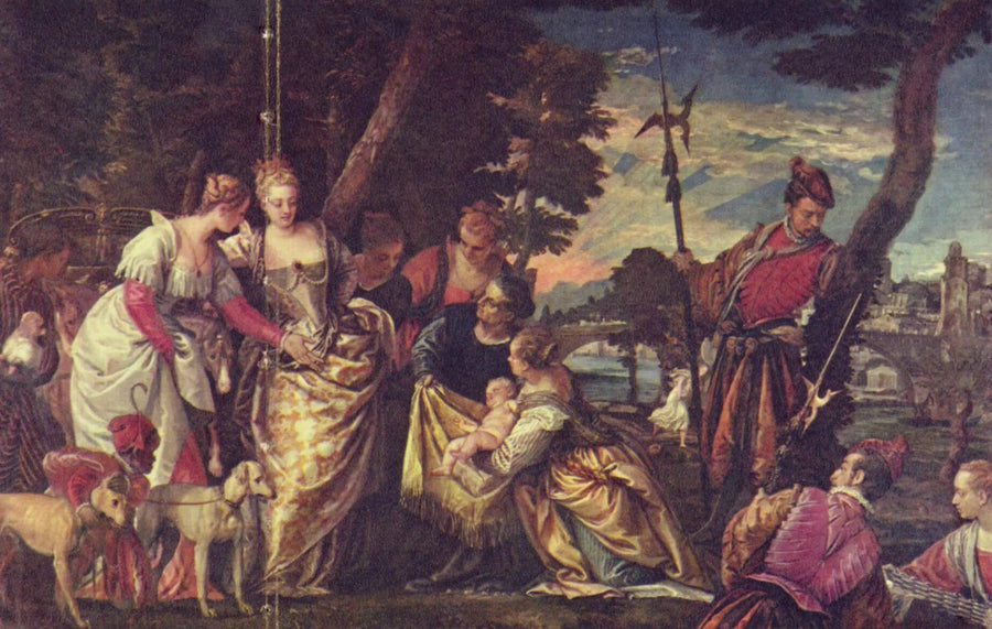 Moisés salvado de las aguas - Paul Véronèse
