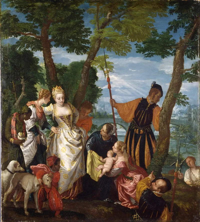 Moisés salvado de las aguas - Paul Véronèse