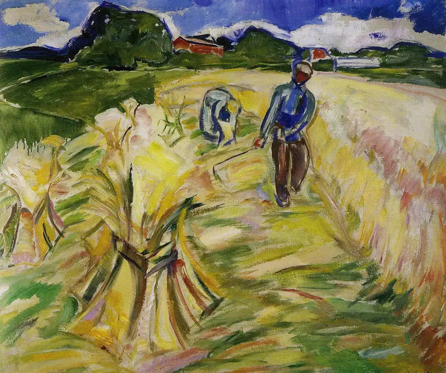 Cosecha de maíz - Edvard Munch