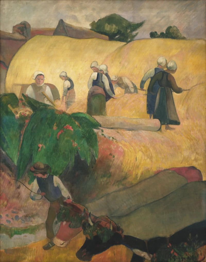 Cosecha en Bretaña - Paul Gauguin