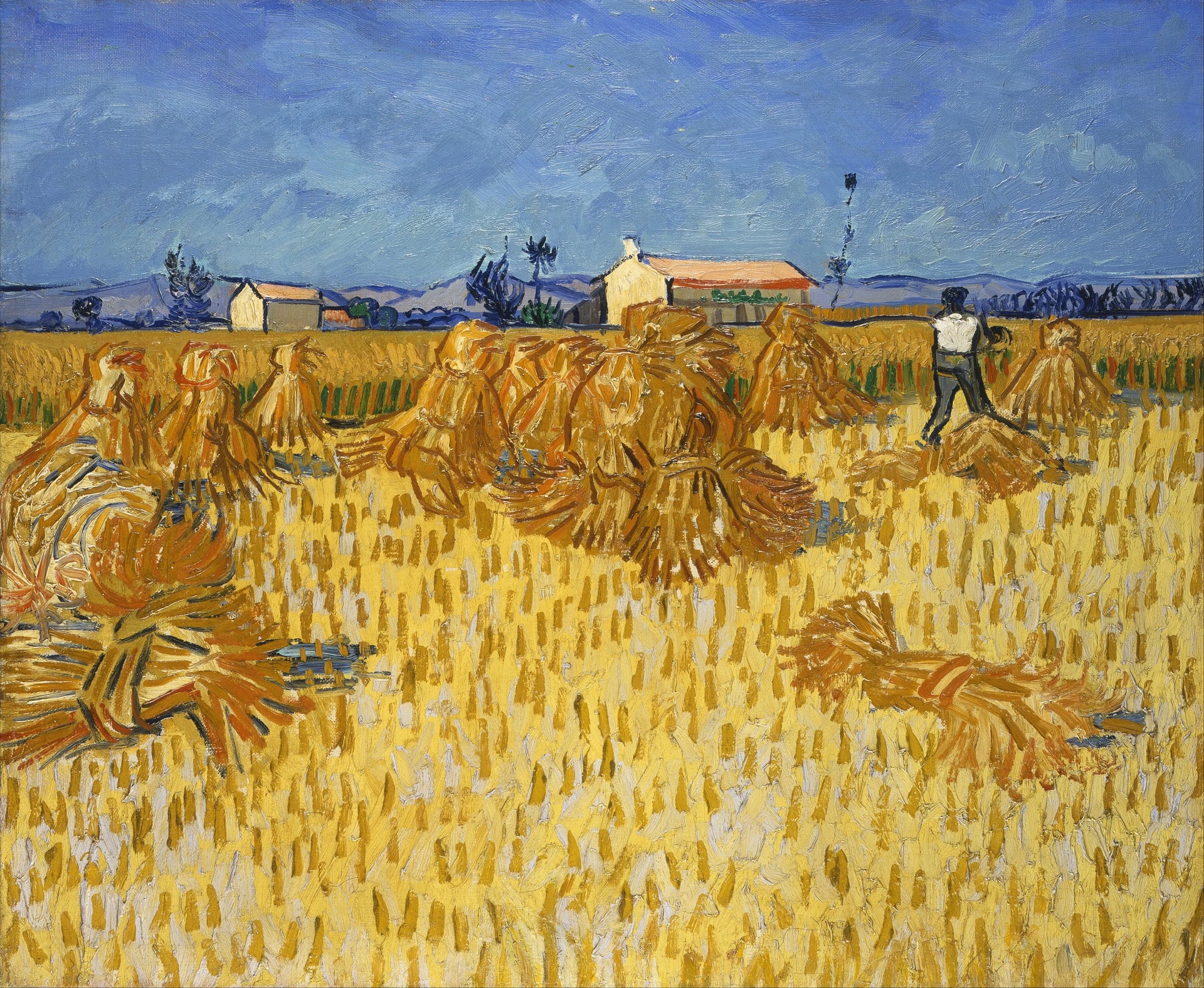 Moisson en Provence F558 de Vincent van Gogh