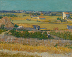 La cosecha en La Crau, F412 - Vincent van Gogh