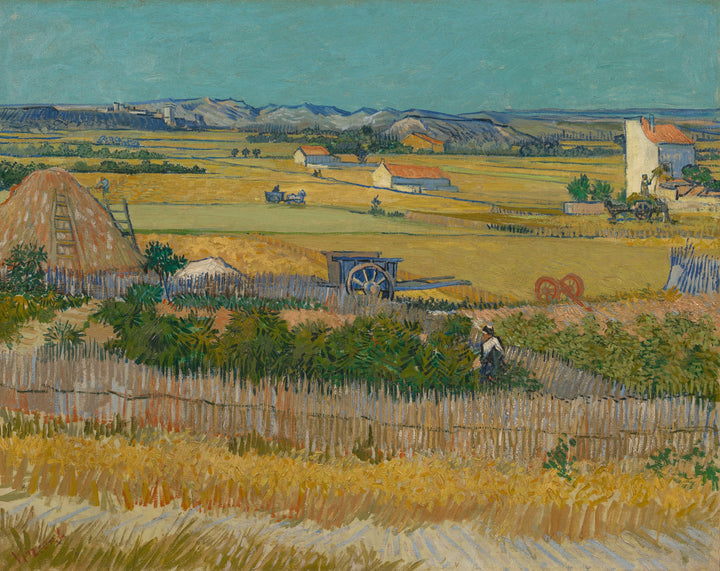 La cosecha en La Crau, F412 - Vincent van Gogh