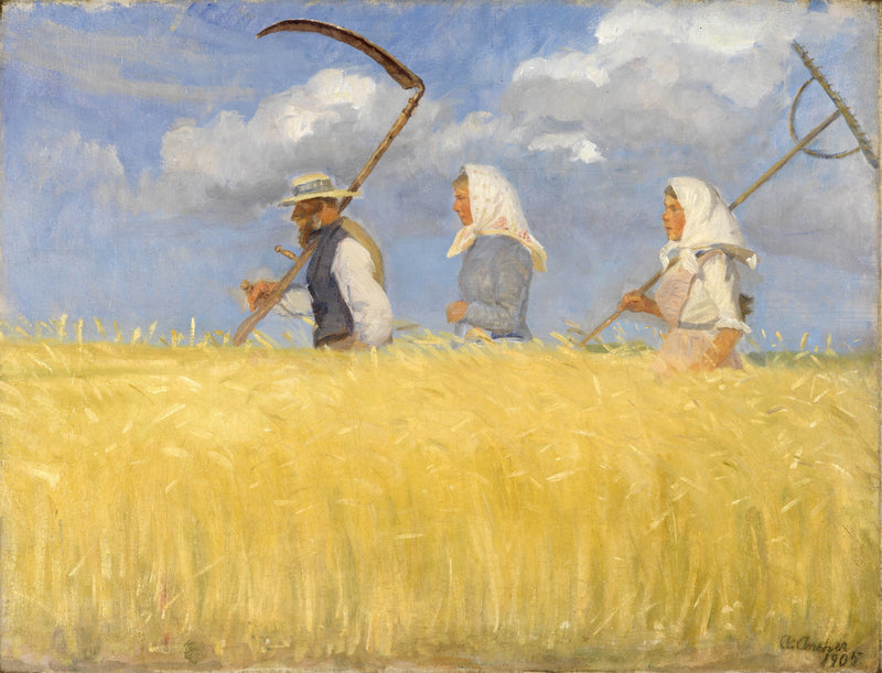 Cosechadoras - Anna Ancher