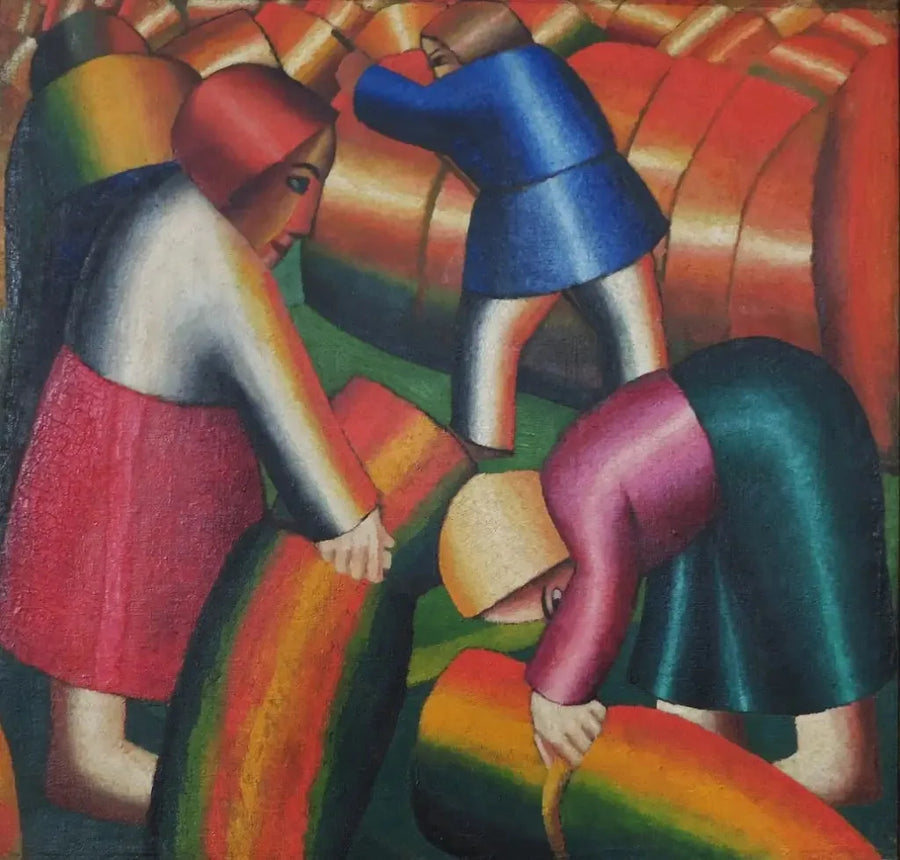 Segadoras/Cosecha de centeno II - Kazimir Malevich