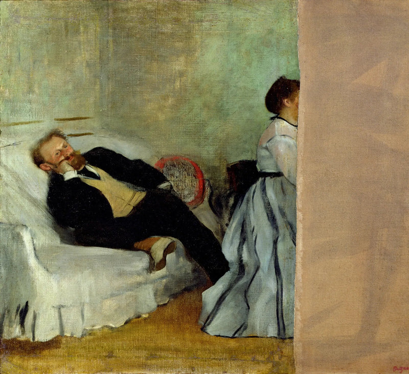 Señor y Señora Édouard Manet - Edgar Degas