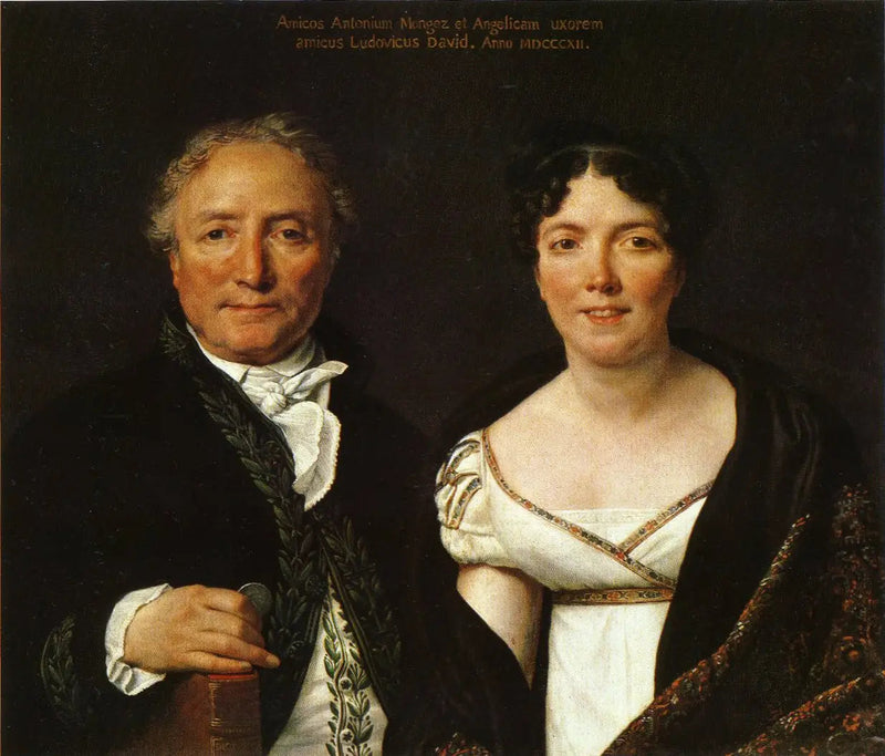Señor y Señora Mongez - Jacques-Louis David