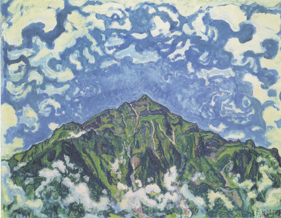 Vista del Mont Niesen desde Heustrich - Ferdinand Hodler
