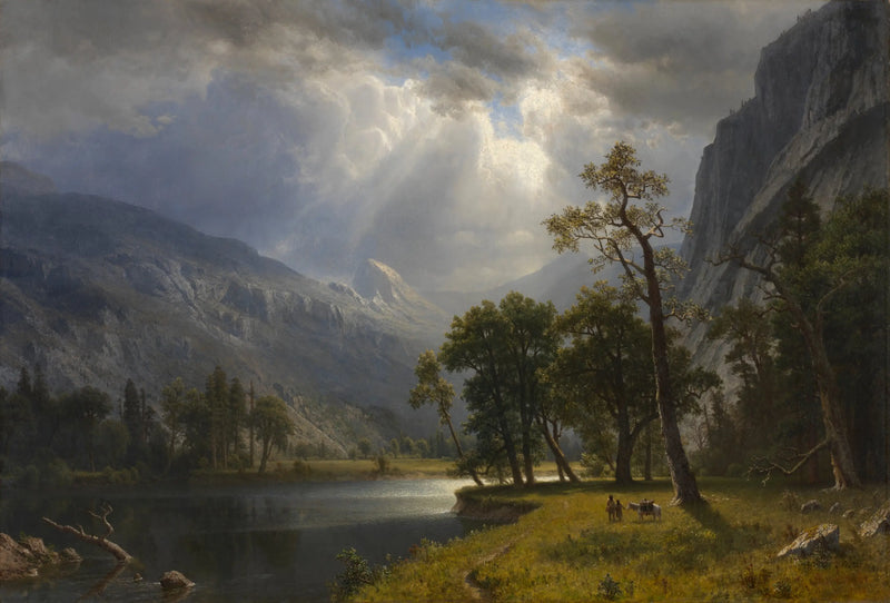 Montaña Starr King, Yosemite - Albert Bierstadt