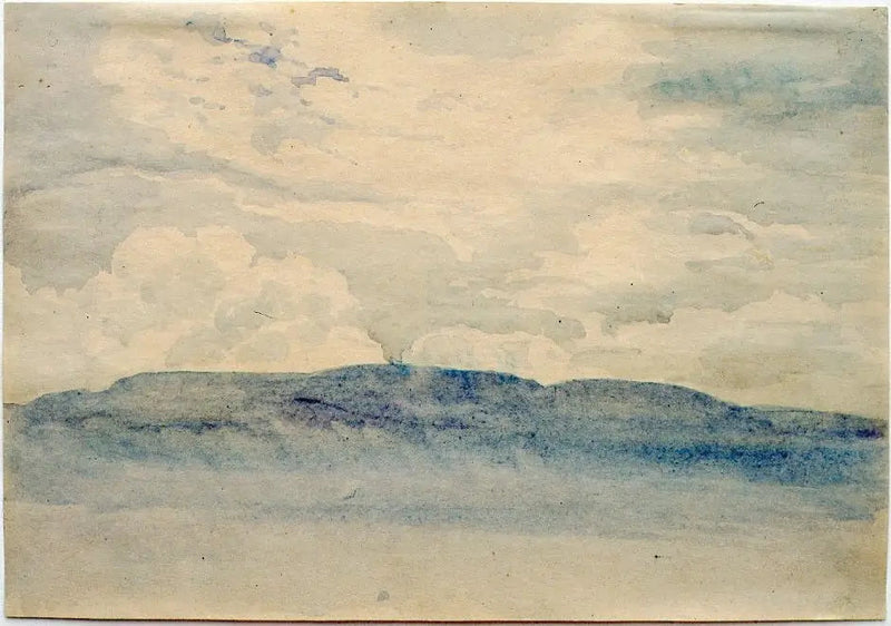 Montaña en la niebla matutina - Caspar David Friedrich
