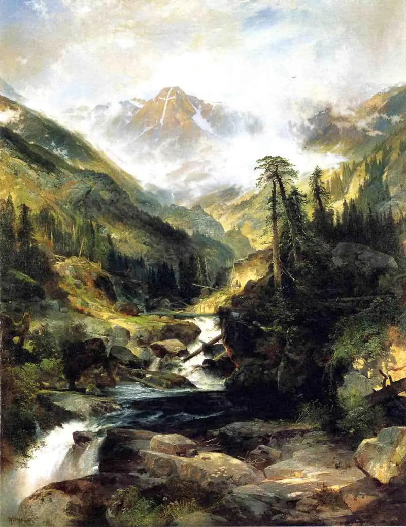 Montaña de la Santa Cruz - Thomas Moran