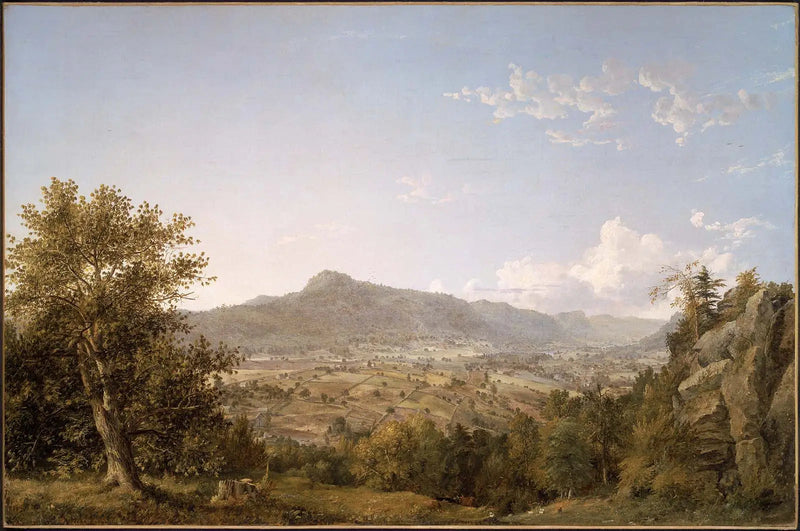 Montaña Schatacook, valle de Housatonic, Connecticut - Jasper Francis Cropsey