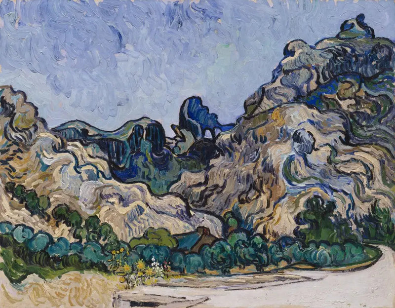 Montañas en Saint-Rémy - Vincent van Gogh