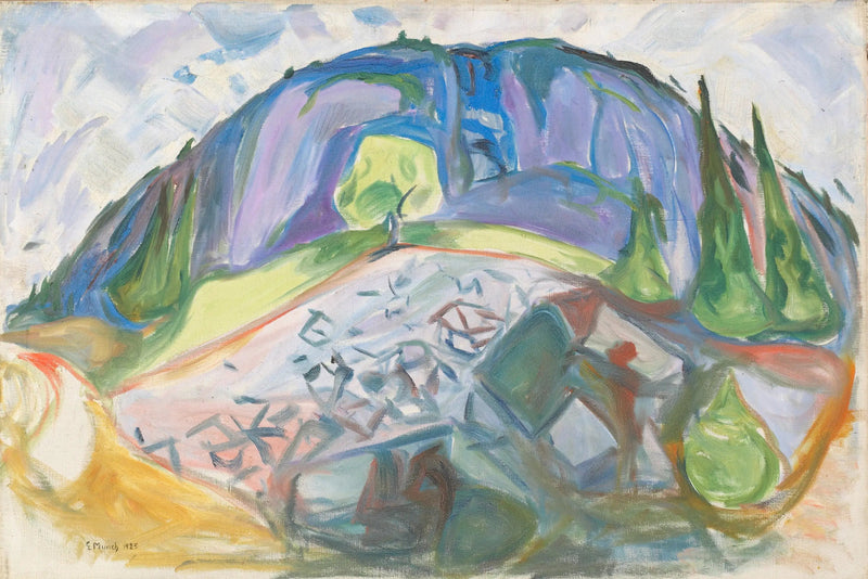 Montañas - Edvard Munch