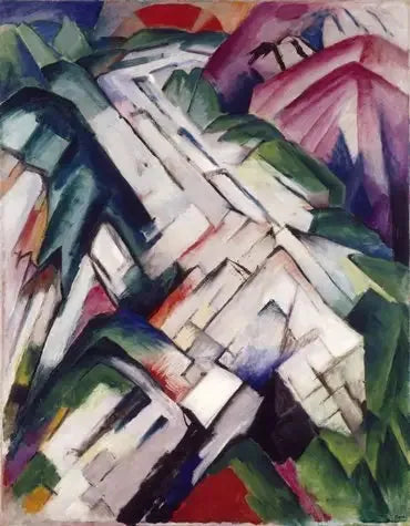 montañas - Franz Marc
