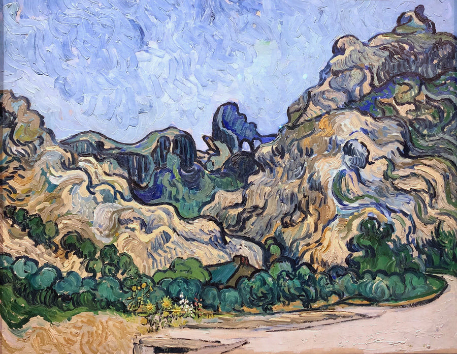Montañas en Saint-Rémy - Vincent van Gogh