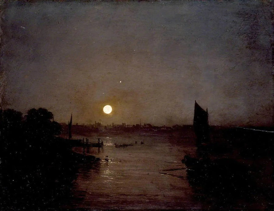 Luz de luna, un estudio en Millbank - J. M. W. Turner