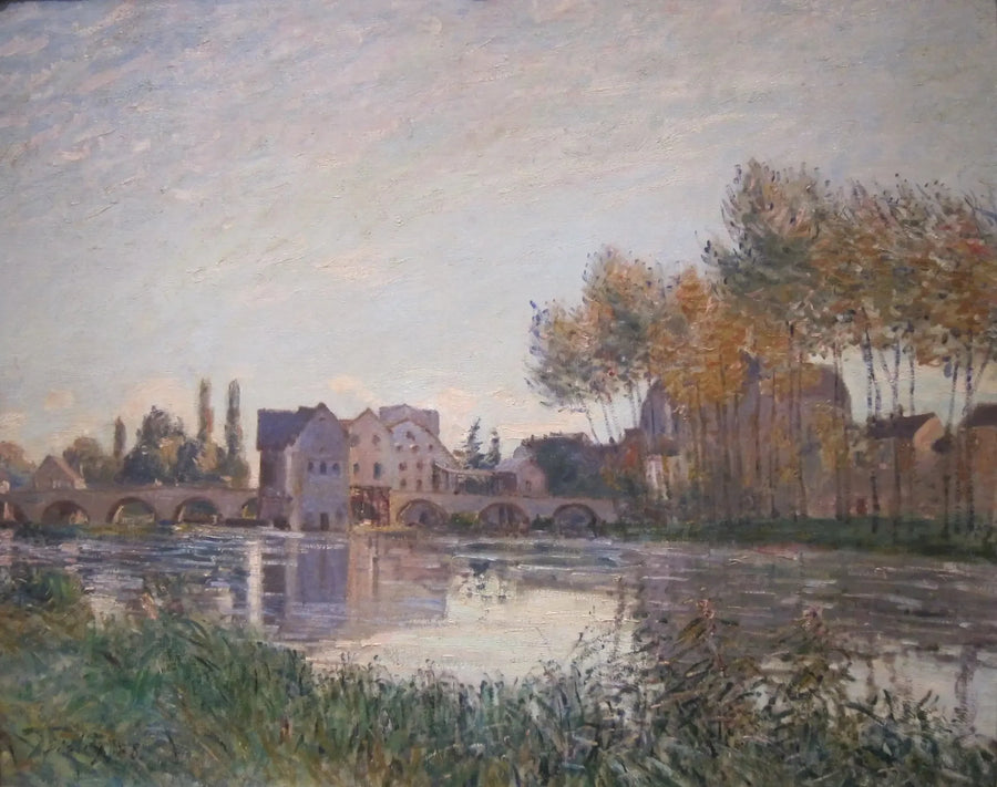 Moret al atardecer - Alfred Sisley