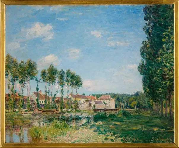Moret, orillas del Loing - Alfred Sisley