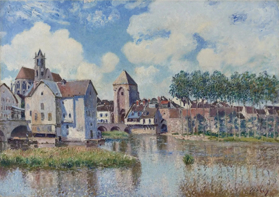 Más que en Loing - Alfred Sisley