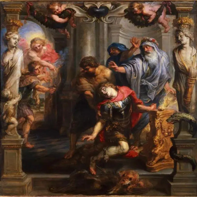 Muerte de Aquiles - Peter Paul Rubens