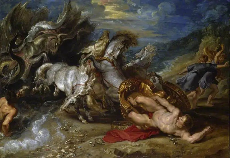 Muerte de Hipólito - Peter Paul Rubens