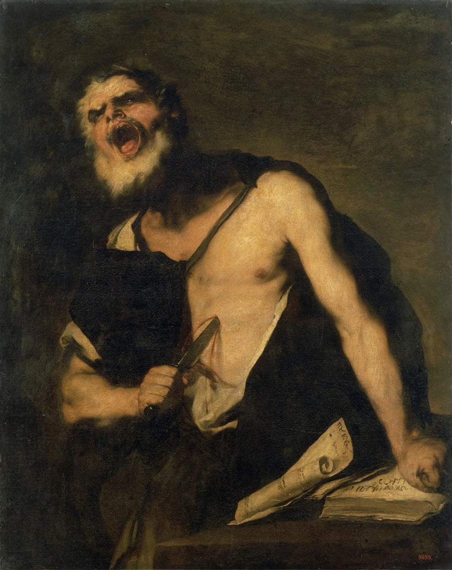 Muerte de Catón de Utica - Luca Giordano