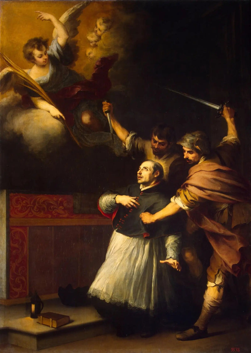 Muerte del inquisidor Pedro de Arbues - Bartolomé Esteban Murillo