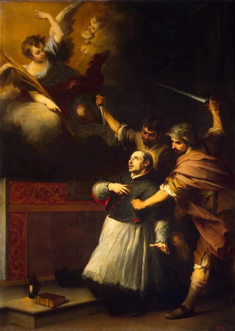 Muerte del inquisidor Pedro de Arbues - Bartolomé Esteban Murillo