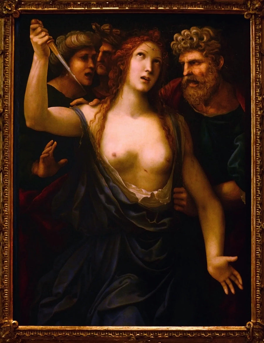 Muerte de Lucrecia - El Sodoma (Giovanni Antonio Bazzi)