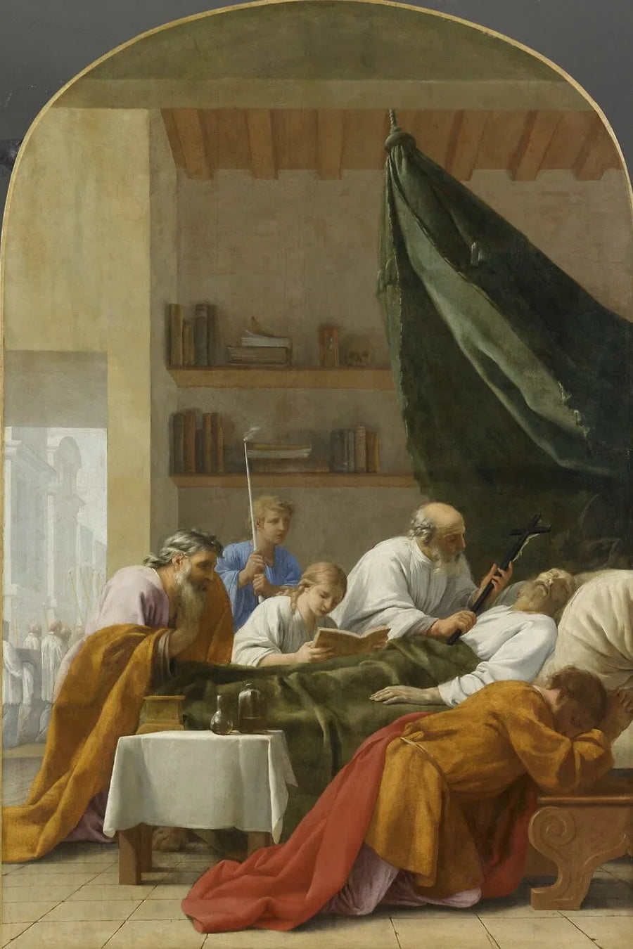 Muerte de Raymond Diocres - Eustache Le Sueur
