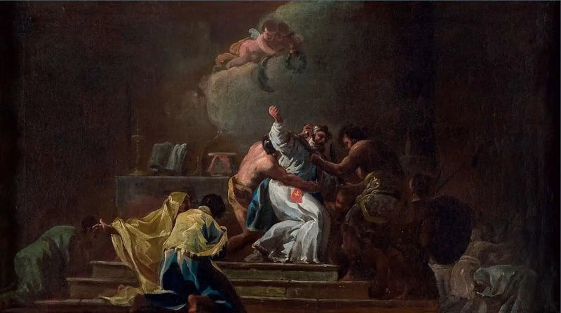 Muerte de san Alberto de Jerusalén - Francisco de Goya