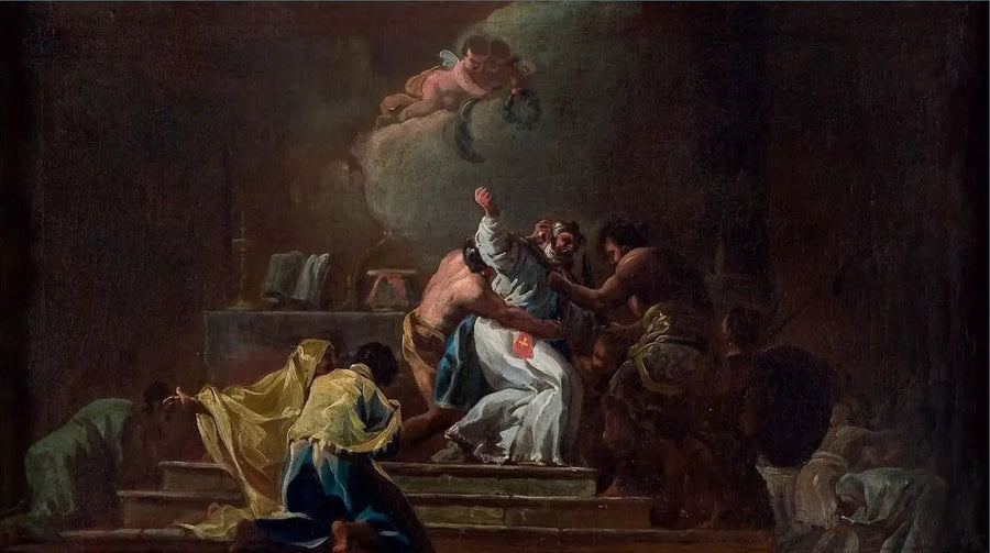 Muerte de san Alberto de Jerusalén - Francisco de Goya