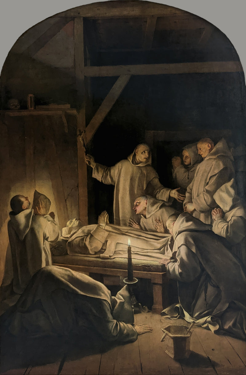 Muerte de San Bruno - Eustache Le Sueur