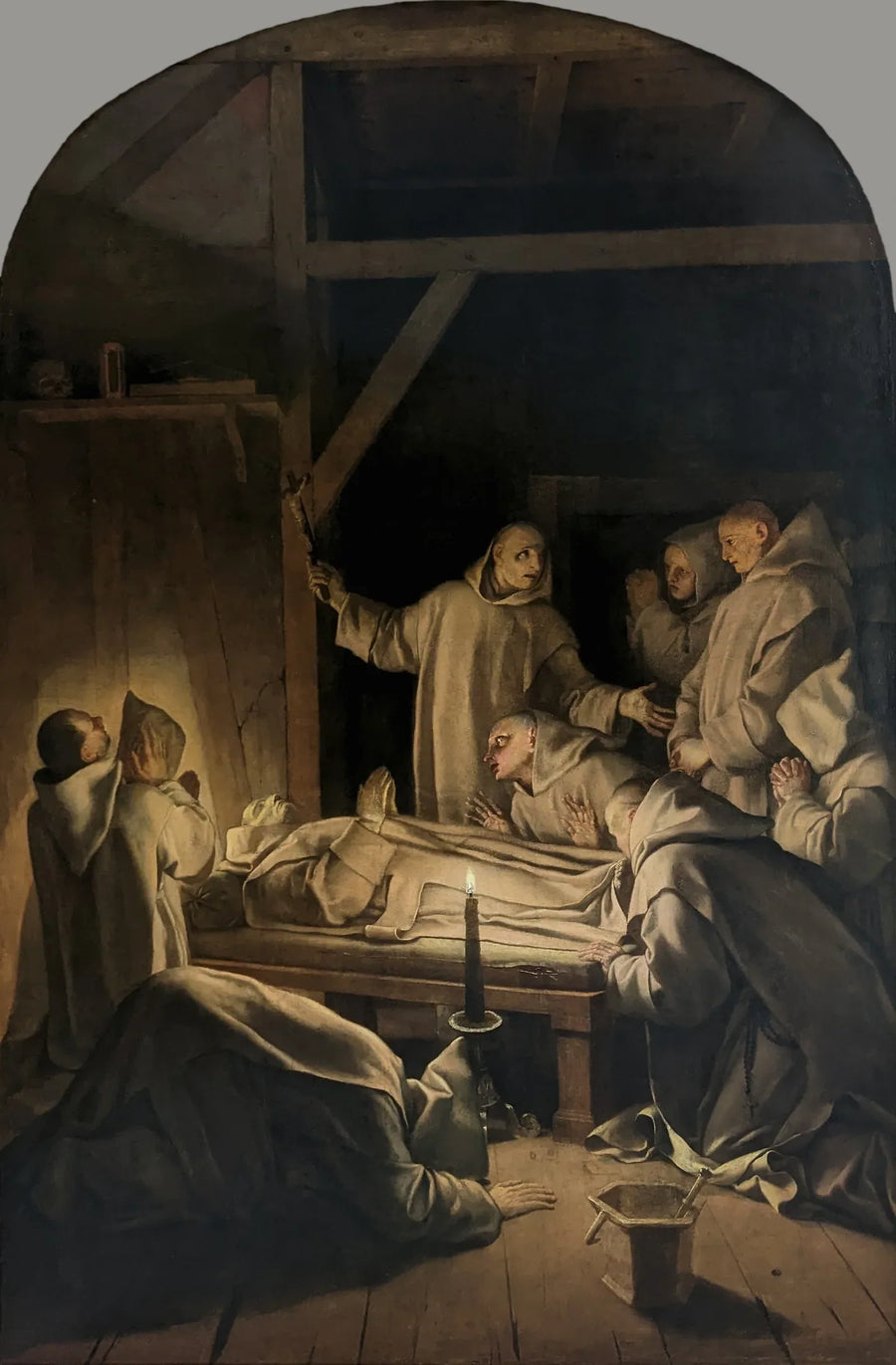Muerte de San Bruno - Eustache Le Sueur