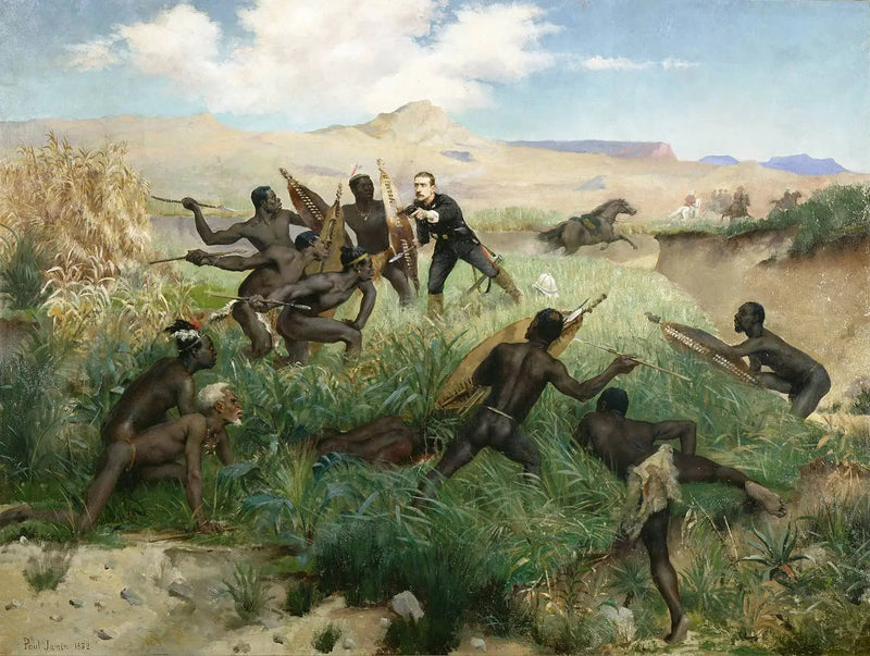 Muerte del príncipe imperial - Paul Jamin