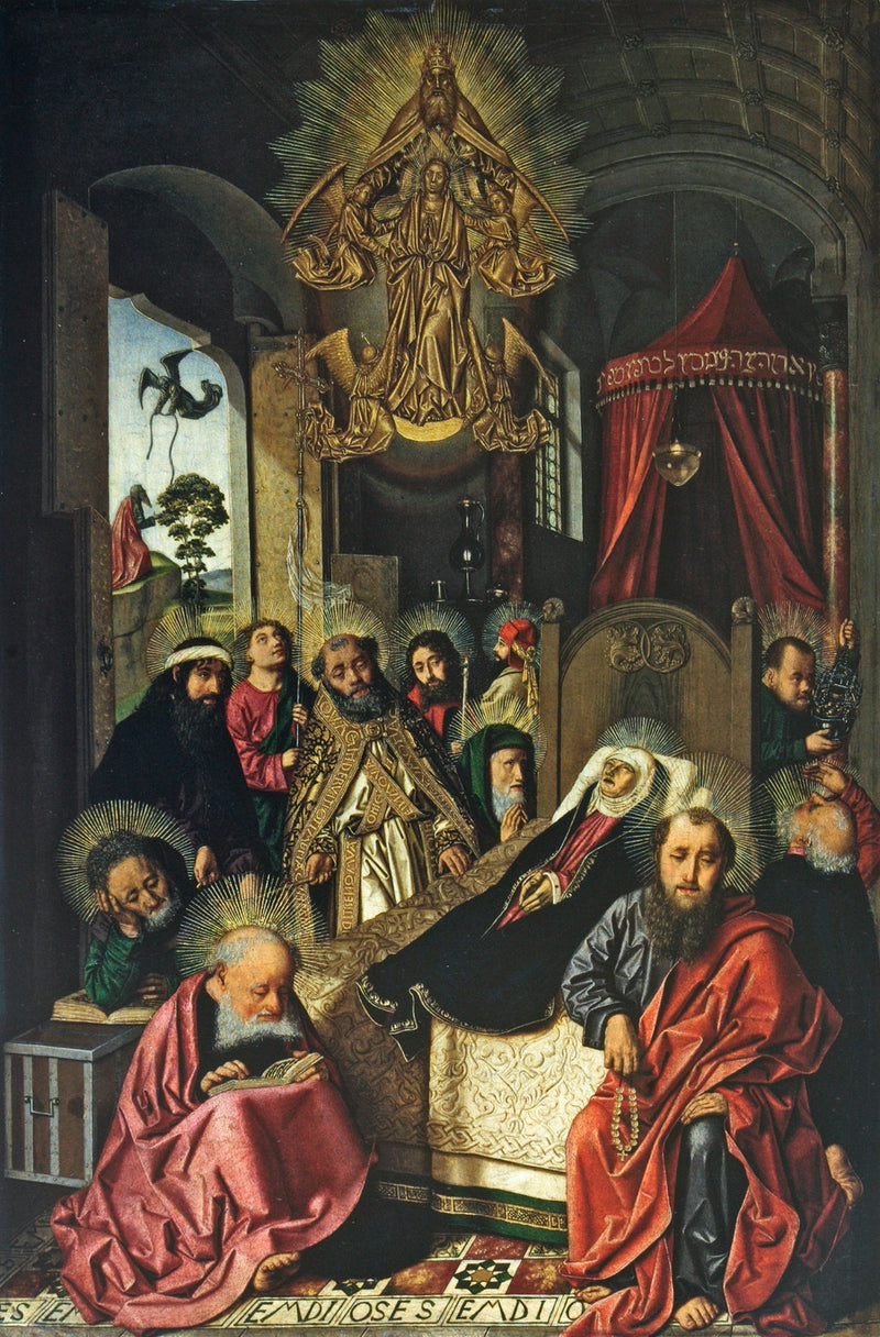 Muerte y Asunción de la Virgen María - Bartolomé Bermejo