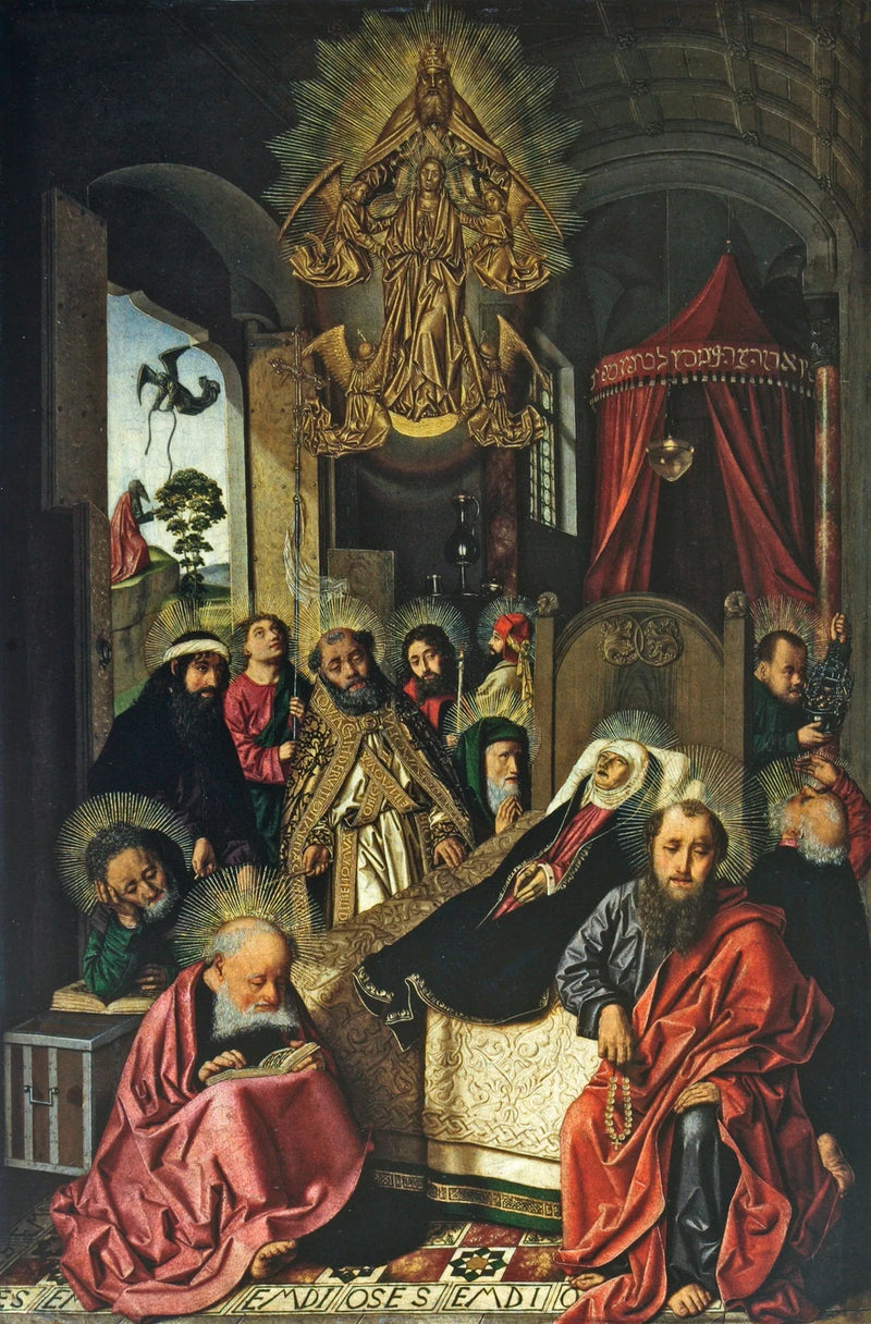 Muerte y Asunción de la Virgen María - Bartolomé Bermejo