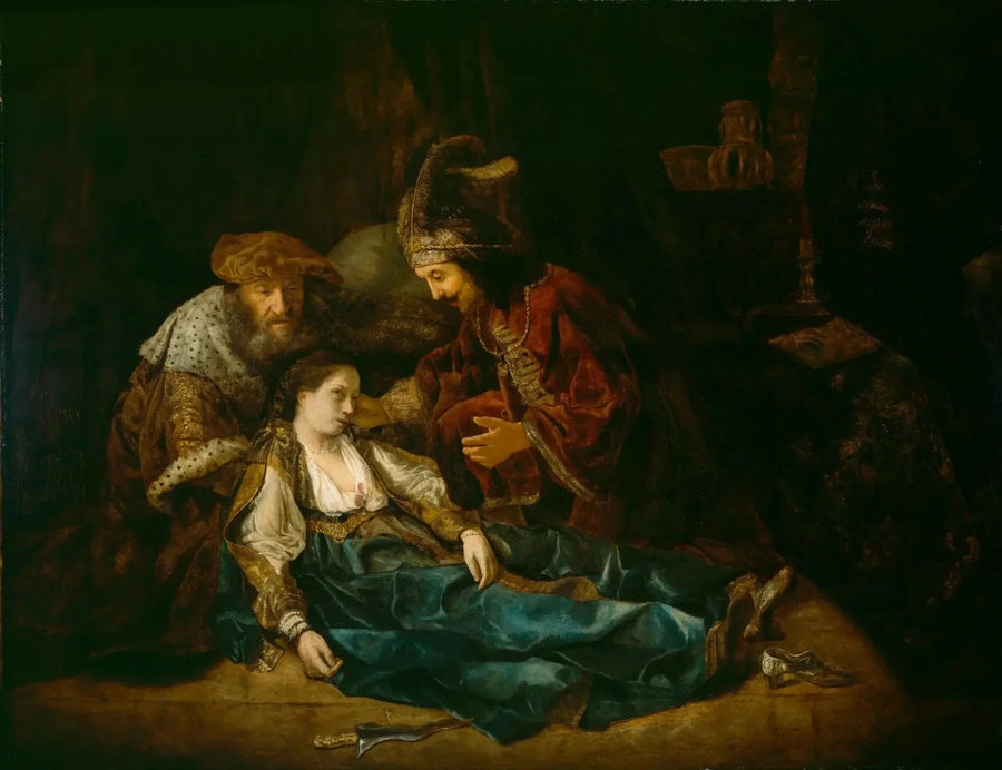 La muerte de Lucrecia - Rembrandt