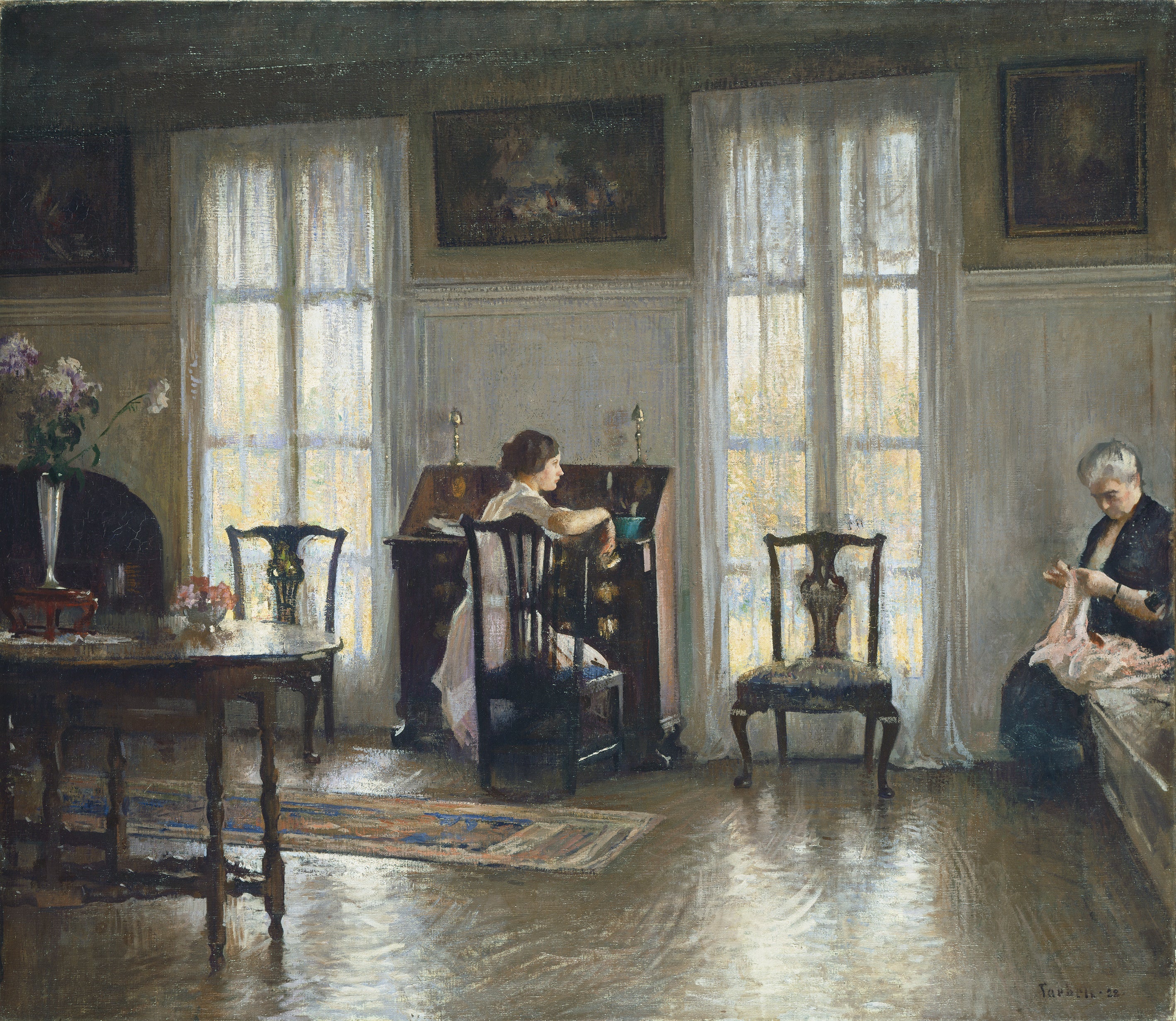 Mother and Mary - Edmund Charles Tarbell - Alpha Reproduction