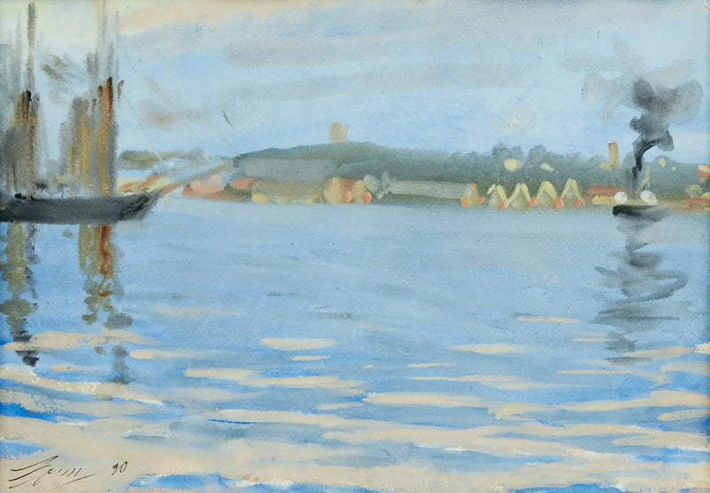 Motivo de Skeppsholmen - Anders Zorn
