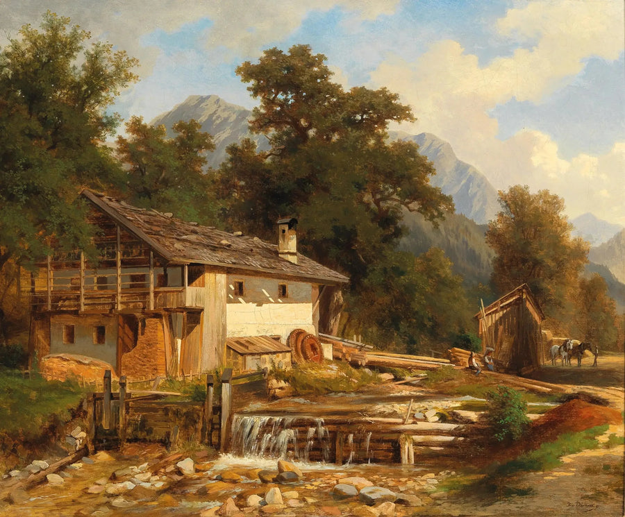Motivo del Tirol cerca del Achensee - Hugo Darnaut