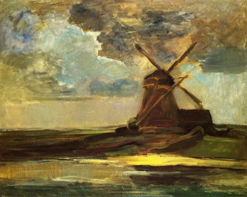 Molino de viento en Gein - Piet Mondrian