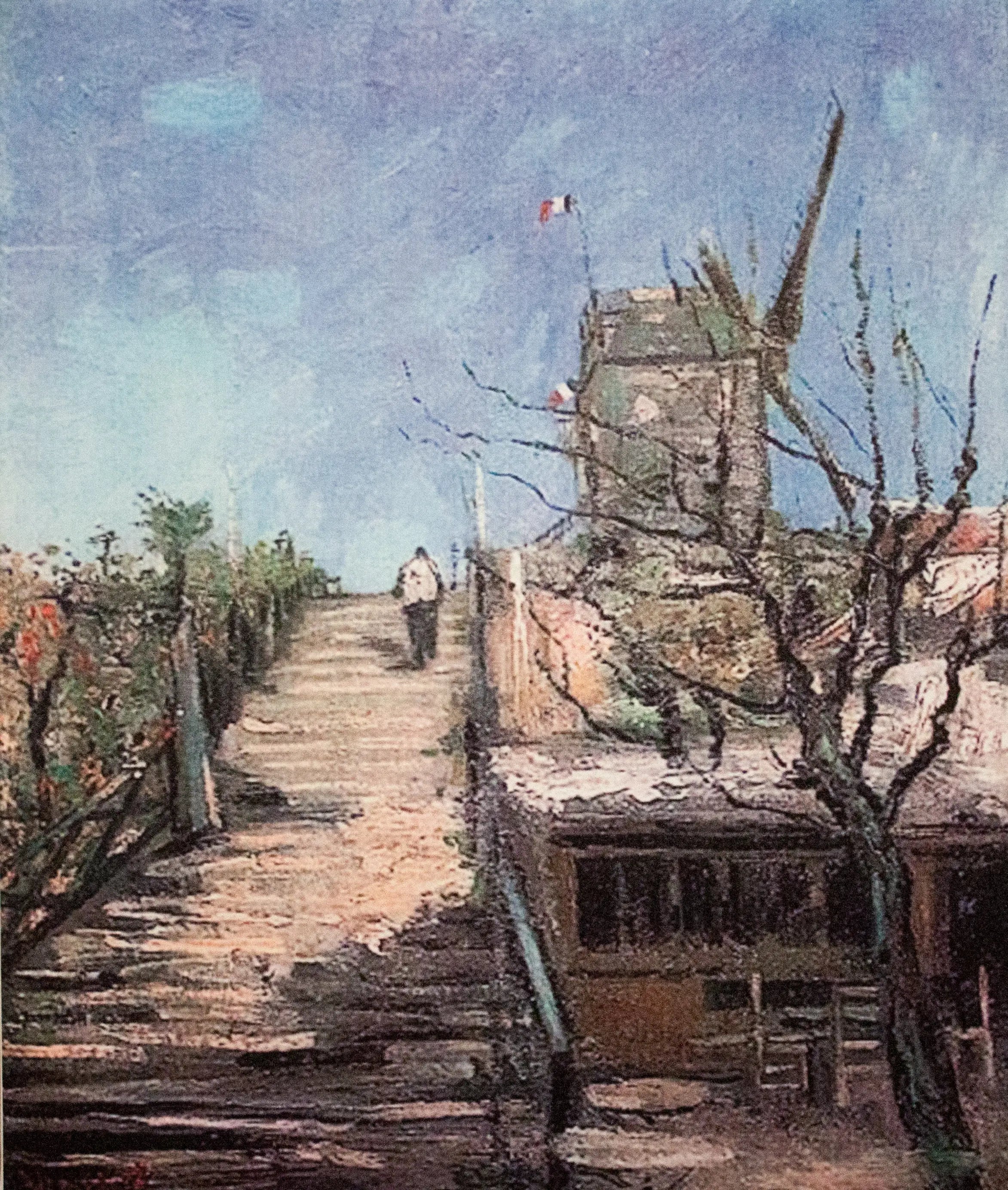 Reproduction du tableau « Moulin à vent de Montmartre - Vincent van Gogh » par Alpha Reproduction en peinture à l’huile