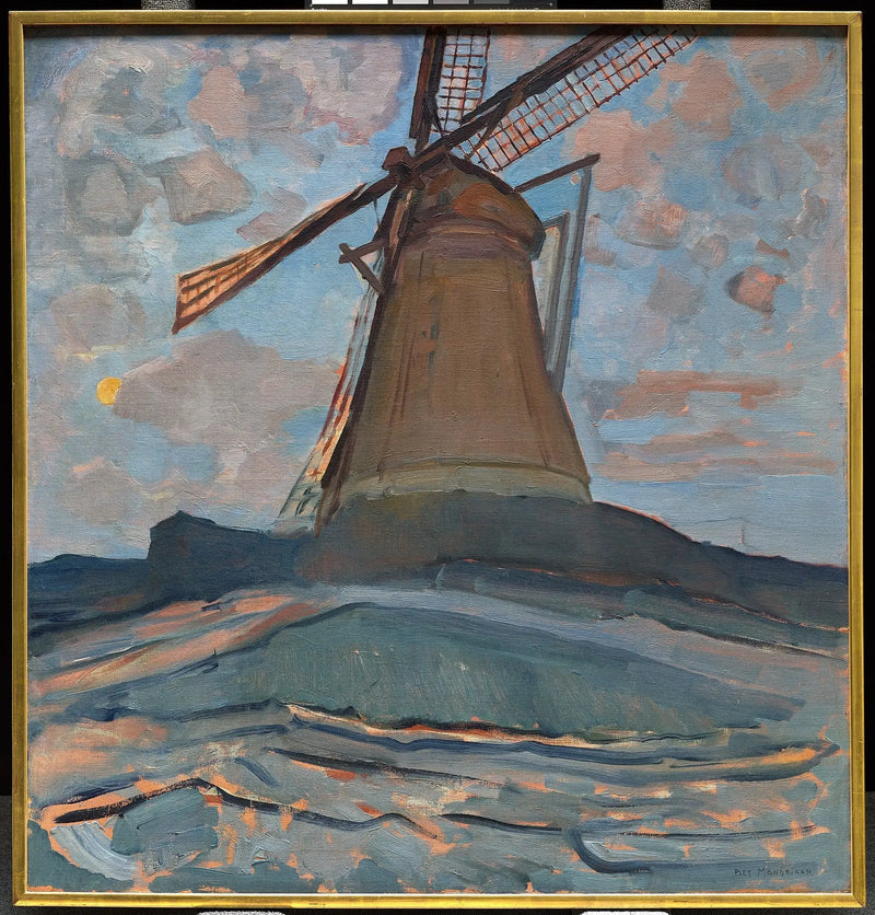 Molino de viento - Piet Mondrian