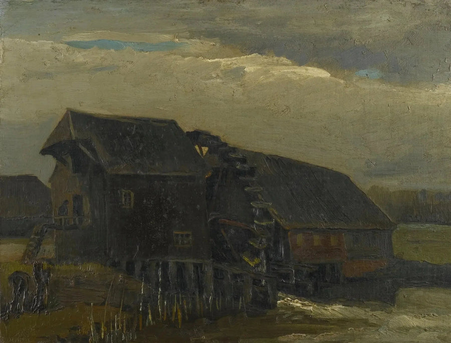Molino de agua de Opwetten - Vincent van Gogh
