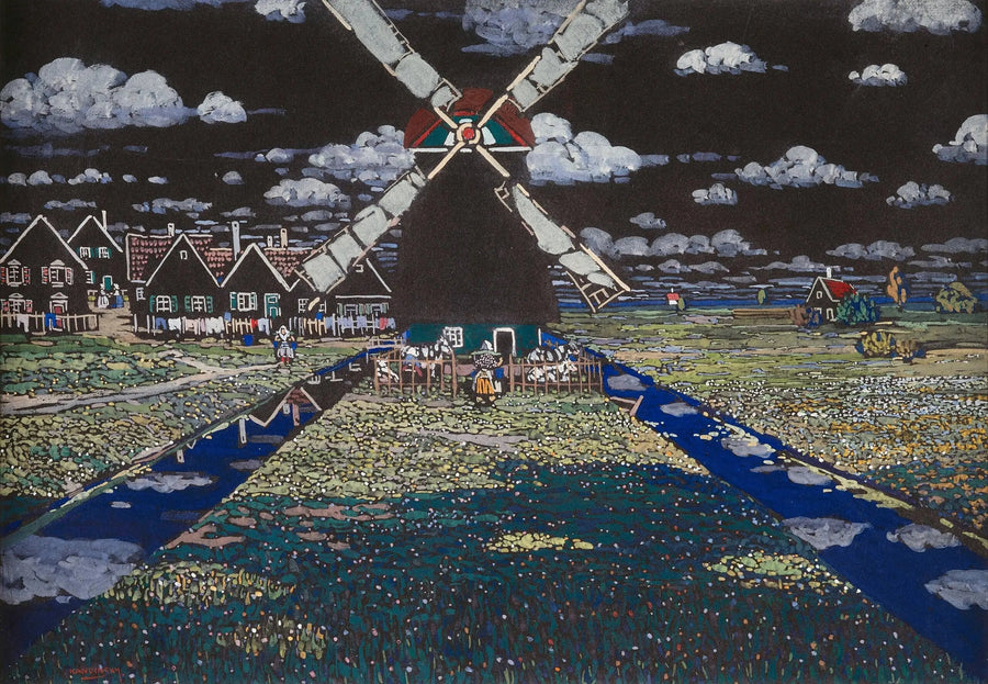 Molino en Holanda - Vassily Kandinsky