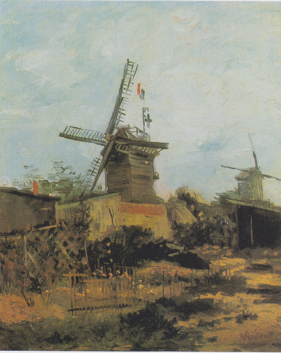 Los molinos de viento de Montmartre - Vincent van Gogh