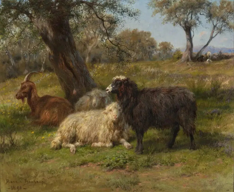 Ovejas y cabras - Rosa Bonheur