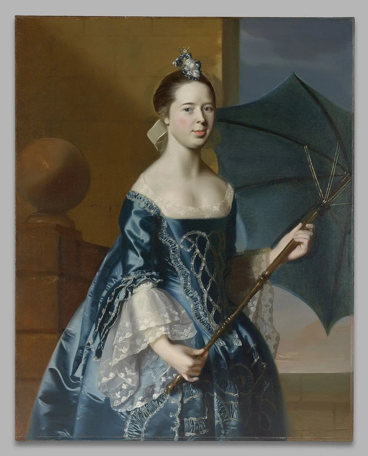 Mrs. Benjamin Pickman (Mary Toppan), (1744-1817) - John Singleton Copley image 1 tableau peint à l’huile sur toile